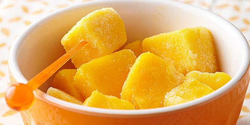 frozen mango chunk
